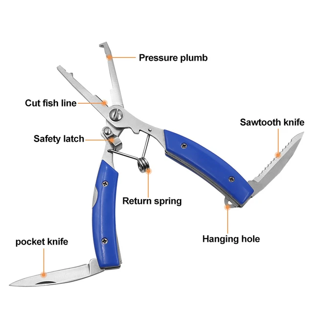 Curved Mouth Clip Fish Nose Pliers Luya Scissors Multifunctional Sharp  Mouth Sub Gear Set Hook Fishing Pliers Stainless Steel - Pliers - AliExpress