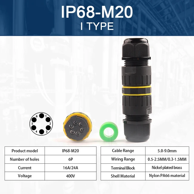 6P 5.0-9.0mm