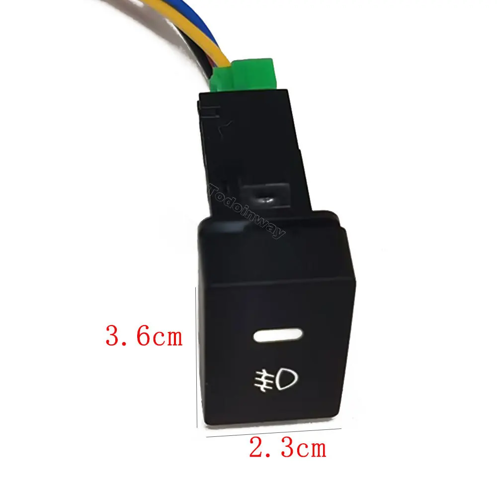 1pc Auto Dual Key Schalter LED Nebelscheinwerfer Scheinwerfer