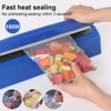 Electric Heat Bag Sealing Machine Plastic Bag Sealer Hand Press Food Seal Plastic Bag Impulse Sealer Fast Heat Packaging Machine 3