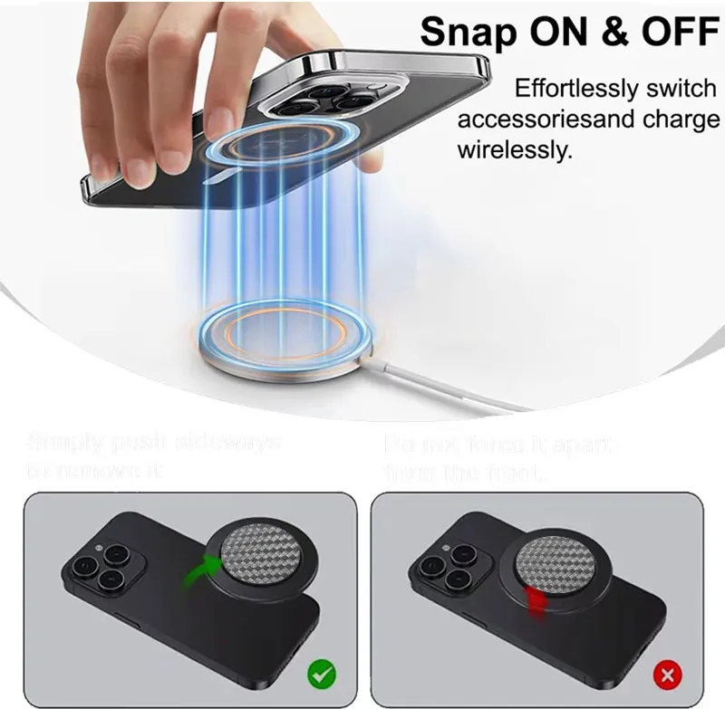 Carbonite Weave Magnetic Phone Grip and Holder