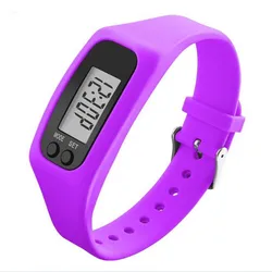 Enhanced Silicone Wristband: Multi - Function Step Counting Watch (Purple)