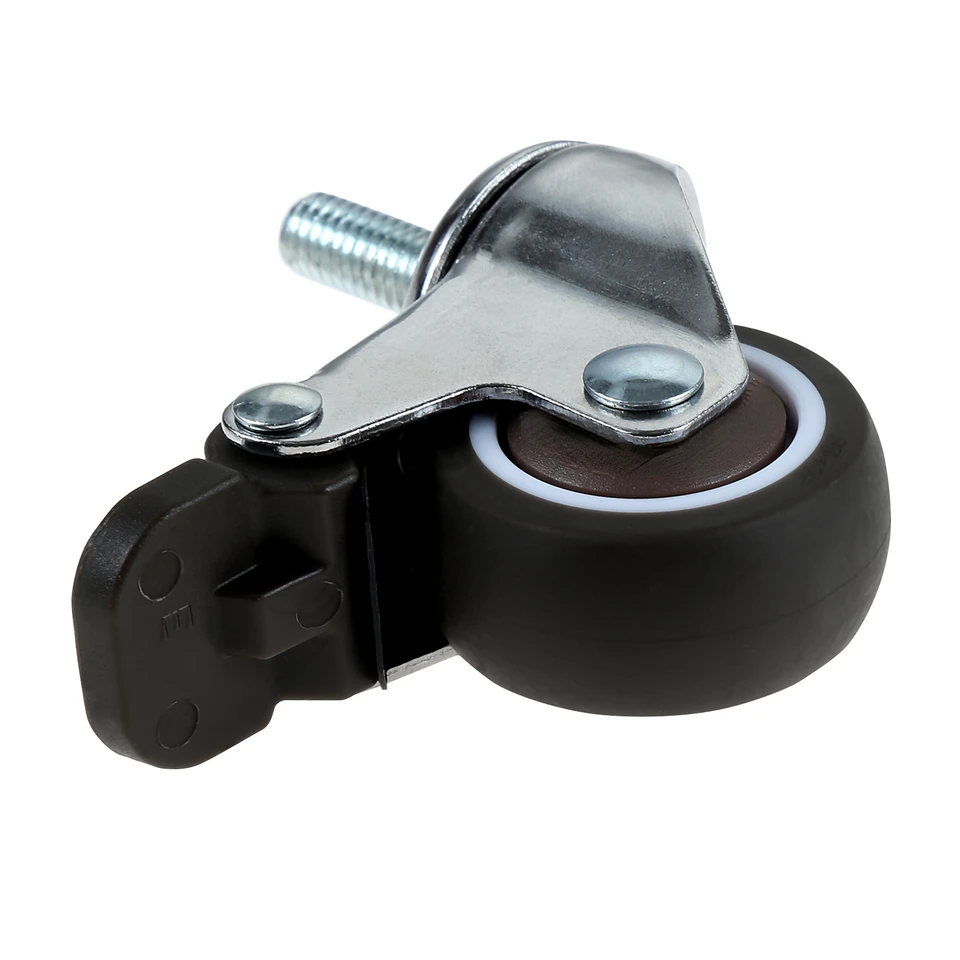 8 Ruedas Giratorias Pequeñas Para Muebles | Kit Completo Con Tornillos Y Destornillador | Mini Ruedas De 0.5 Pulgadas | Perfectas Para Cajas, Estanterías Y Proyectos DIY | Fáciles De Instalar