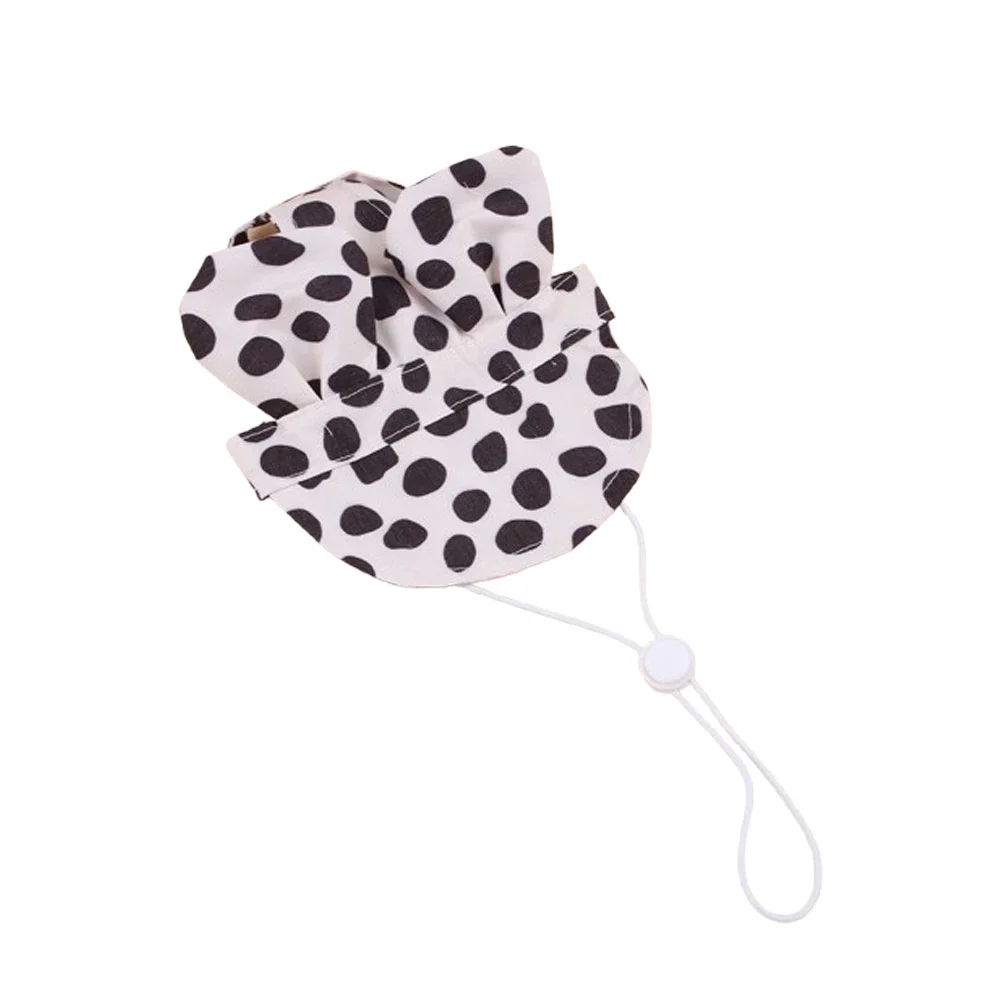   Kediler ve Köpekler için Kova Şapkaları Plaj güneşlikli kep Karikatür Çiçek Balıkçı Şapkası Açık Güneş Koruma Şapka Açık Hava Etkinlikleri