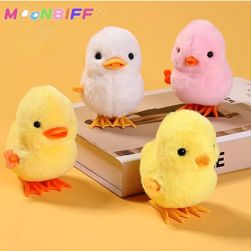 Simulation Plush Jumping Duck Interactive Toy Plush Toy Girl Gift Cute Children's Bedroom Decorations Movie Surrounding Dolls