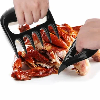 2PCS BBQ Accessories Meat Shredder Strong Pulled Pork Puller BBQ Fork Bear Claw Fruit Vegetable Slicer Cutters Cooking Tools