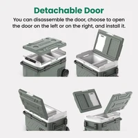 Alpicool EZGW 40L 50L 60L Автомобильный холодильник Портативный компрессор-кулер 12/24 В постоянного тока 100-240 В переменного тока Мини-холодильник с морозильной камерой для кемпинга, барбекю — изображение 3