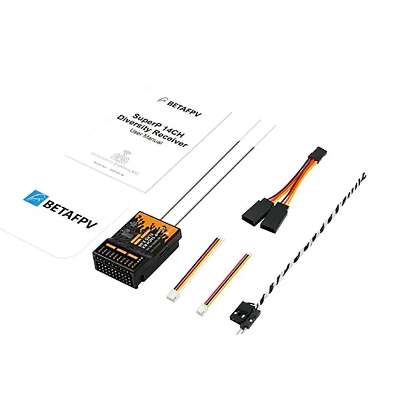 

BETAFPV SuperP 14CH Diversity Receiver ELRS 2.4GHz/915MHz/868MHz Built-in a TCXO For Multirotors Fixed-wing aircraft Cars Boats