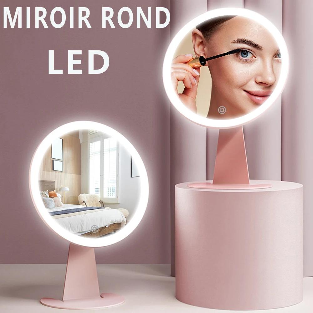 

Circular mirror with sound system lighted makeup mirrors makeup mirror led