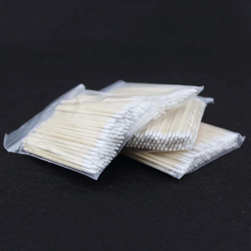 

Wooden Cotton Swab Cosmetics 100pcs/bag Microblading Makeup Health Medical Ear Jewelry Clean Sticks Buds Tip 7/10cm Do Wholesale