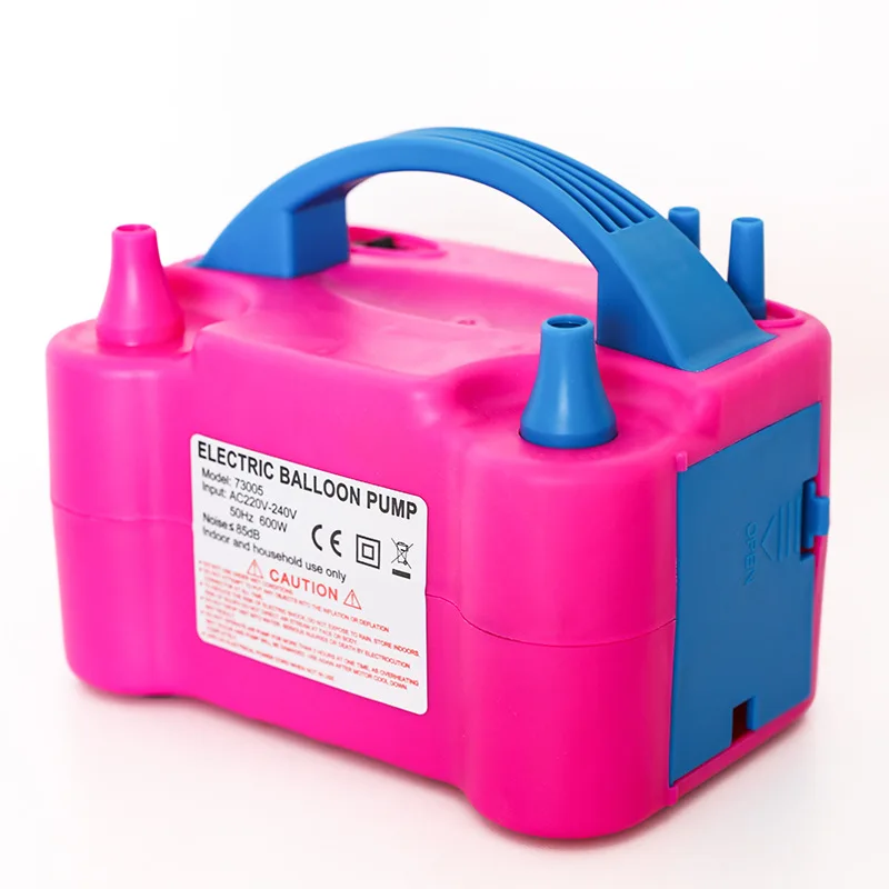 

Портативный электрический воздушный насос с двойным соплом/электрический воздушный насос для воздушных шаров для детских украшений