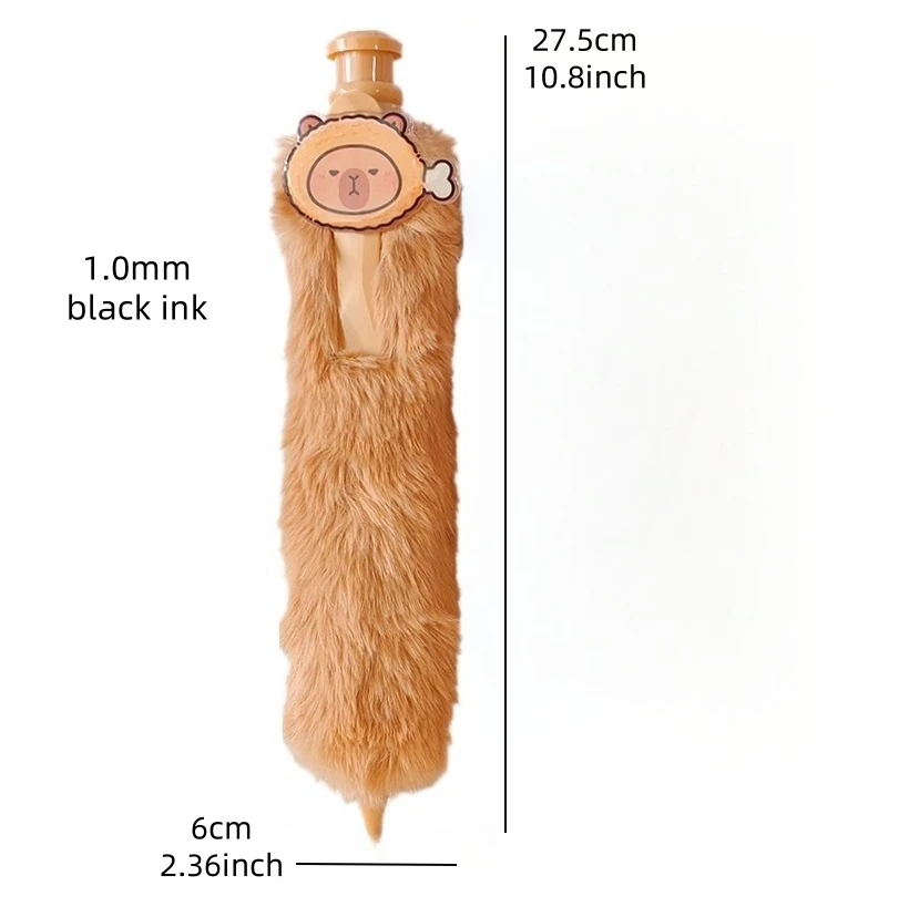 1pcs 점보 푹신한 롤러 볼 펜 1.0mm 볼펜 블랙 컬러 잉크 쓰기 사무실 학교 F3006