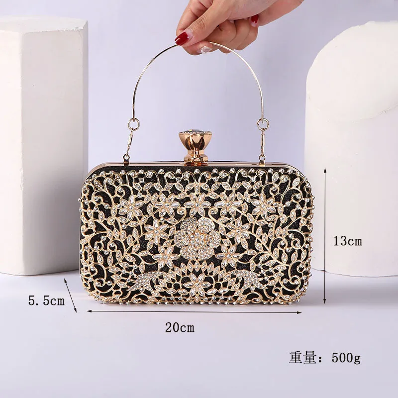 Pochette De Soirée En Diamant Pour Femmes, Sac À Main De Mariage