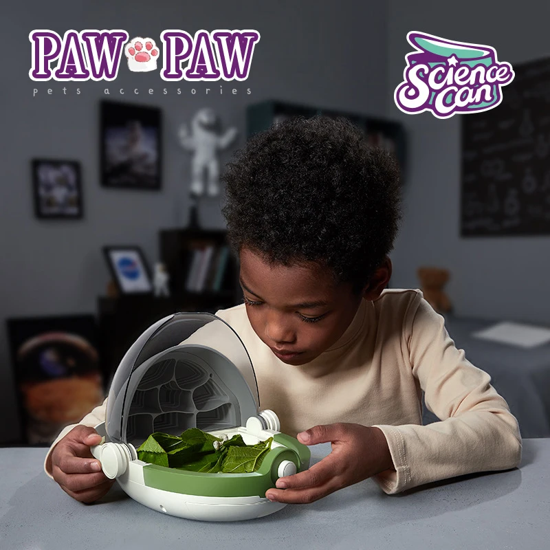 

PAWPAW Interactive Bug Box Toy Kits Educational Insect Observation Jar For Kids Worm Tank Breeding and Playing Set Boys Girls