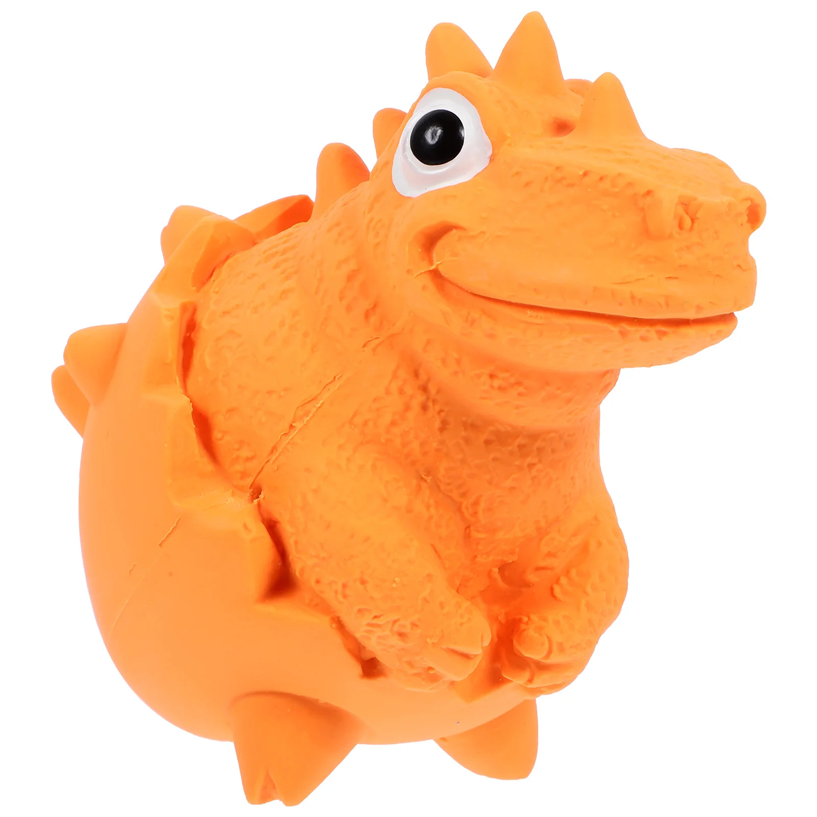

Pet Biting Toy Cartoon Dinosaur Eggshell Molding Dog Toy Latex Dog Molar Plaything