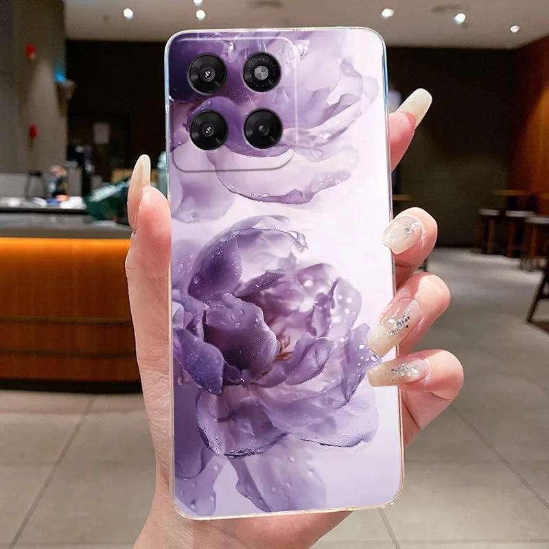 Luxury Cute Cool Soft Silicone Transparent Phone Case Back Cover