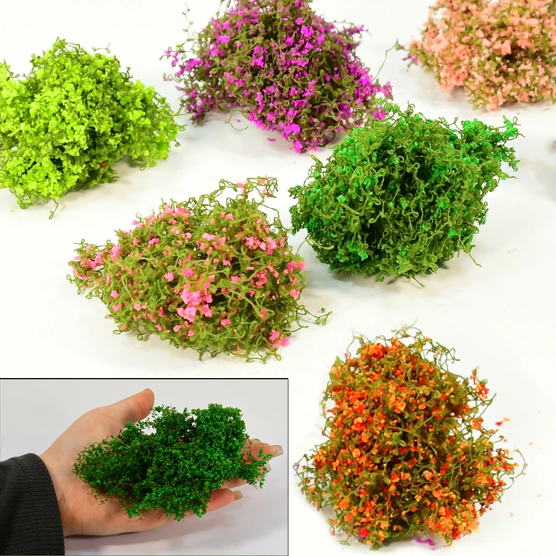 Plant diorama kits Simulation Miniature Cotton Thread Vine Leaves Model Materials Diy Micro Landscape Wall Plants Layout Accessory Diorama Kits