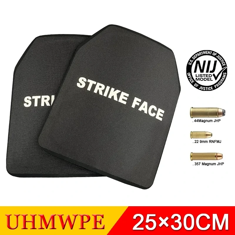 nij-iiia-uhmwpe-piastra-antiproiettile-balistico-tactical-undershirt-piastra-pettorale-scudo-balistico-pad-piastra-di-armatura-balistica-25x30cm