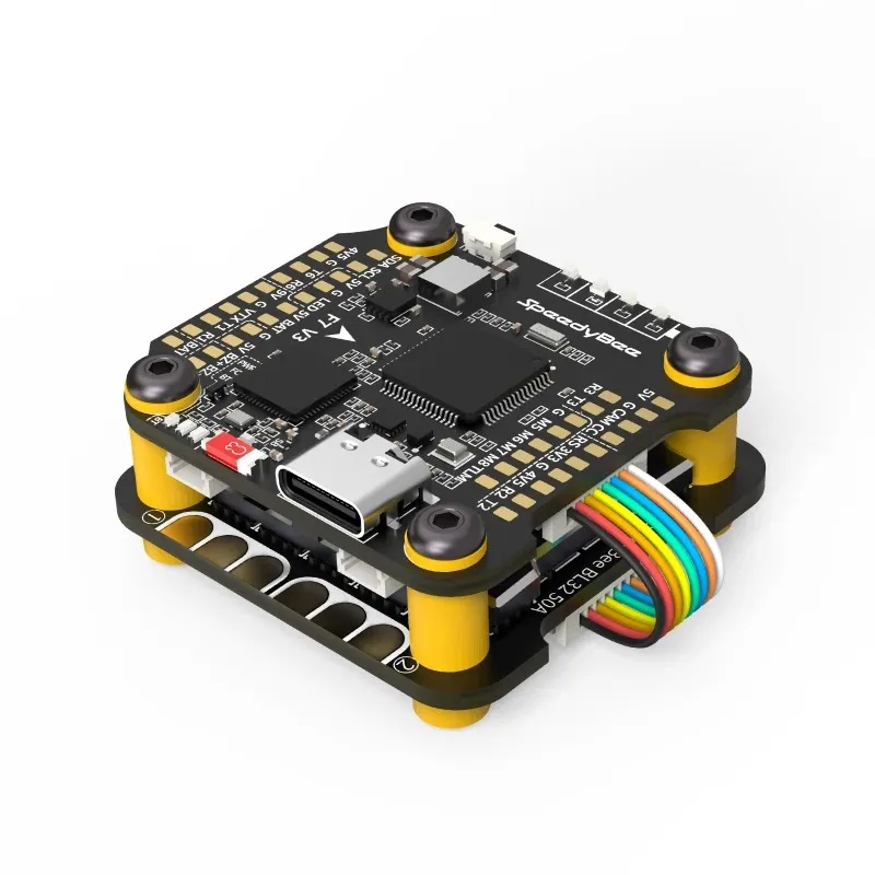 

Беспроводная прошивка SpeedyBee F7 V3 BL32 50A 30x30 Stack FC ESC iNAV Betaflight Emuflight, черный анализатор данных для FPV дрона