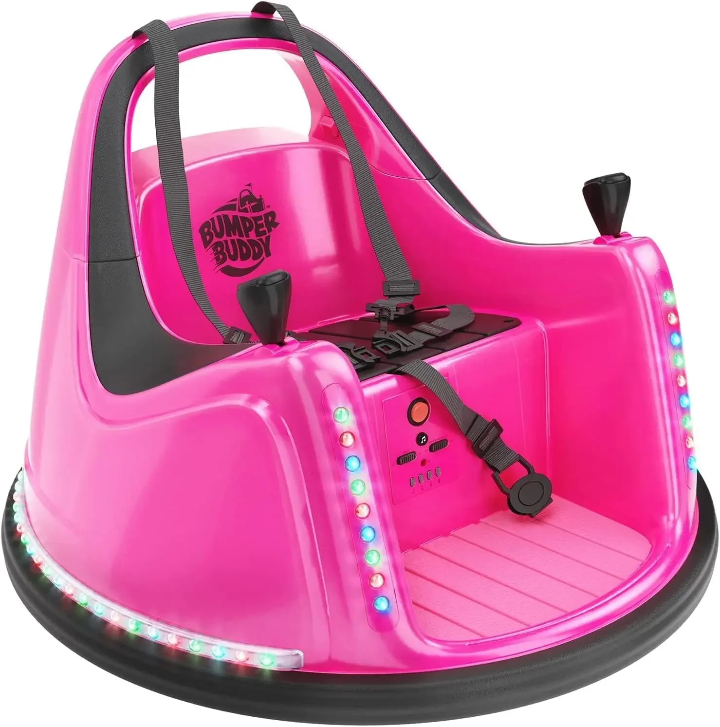 Buddy Ride On Electric Bumper Car for Kids & Toddlers, 12V 2-Speed, Ages 1 2 3 4 5 Year Old Girls-Remote Control, Baby