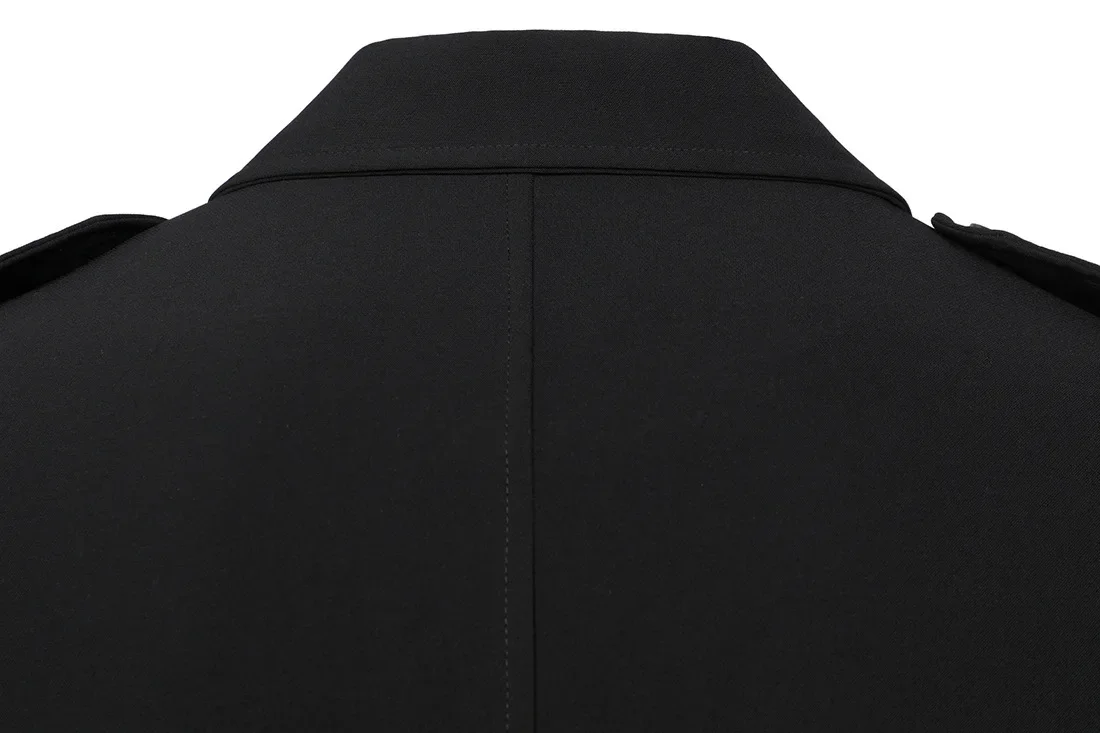 Brand Clothing Men Autumn and Winter High Quality Casual Jackets/Male Fashion Slim Fit Long Lapel Trench Coats 5XL-M