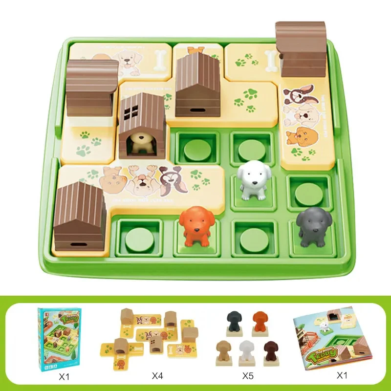 Party Games Kids Toys Beware of The Dog Don't Wake The Dog Parent Child Board Games Funny Tricky Toys Pet Bad Dog Gnaw Bones Toy 5