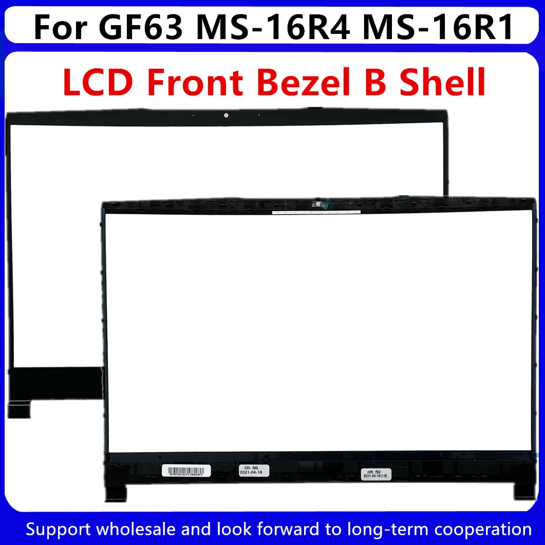 para Msi Gf63 8rc 8rd Gf63vr Ms16r1 Tampa Traseira Lcd Capa Traseira Moldura Dianteira Case Superior Palmrest Capa Base Inferior Dobradiças Novo - Imagem 5