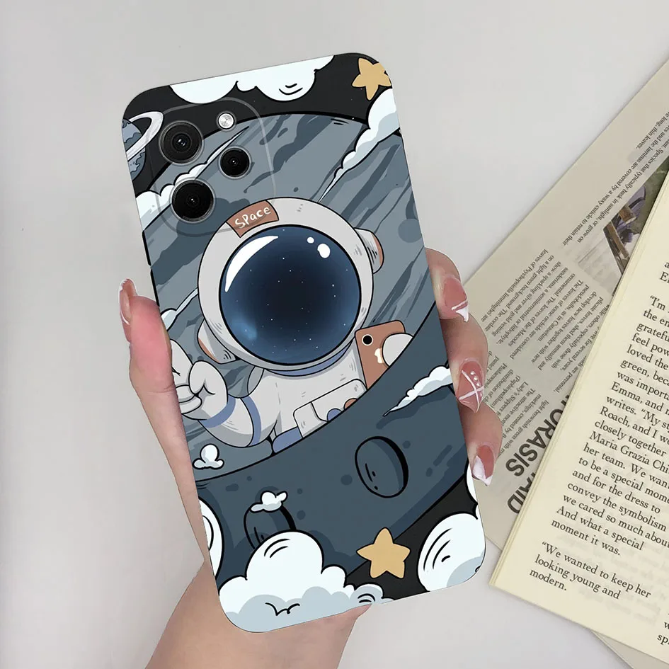 Cute Cartoon Dinosaur Bear Soft Silicone Case for Huawei Nova Y61 and Enjoy 50z