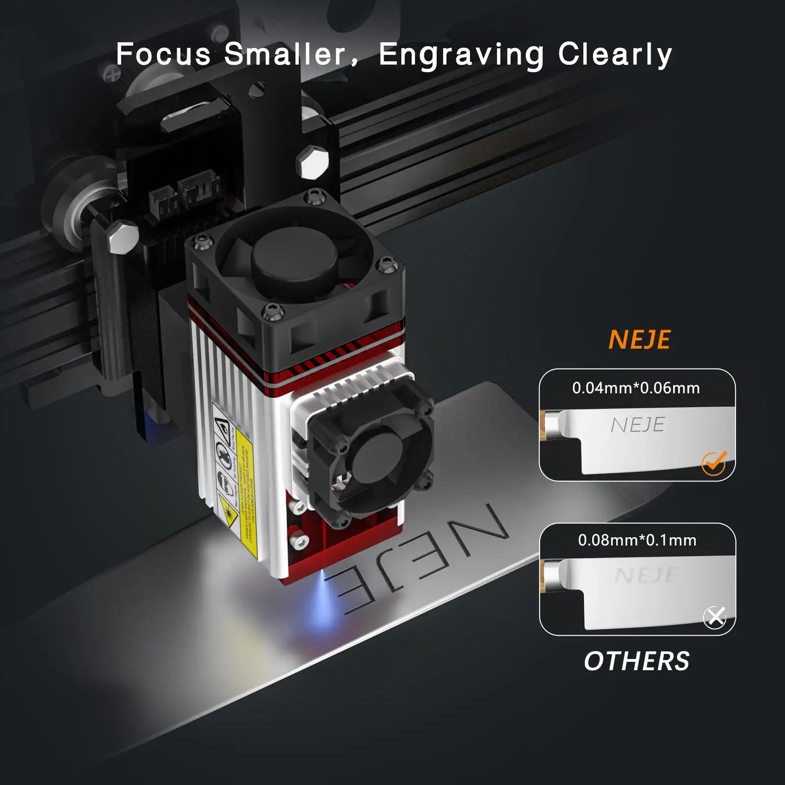 NEJE 3 PLUS Laser Engraver With Lightburn | Wireless Control Laser CNC
