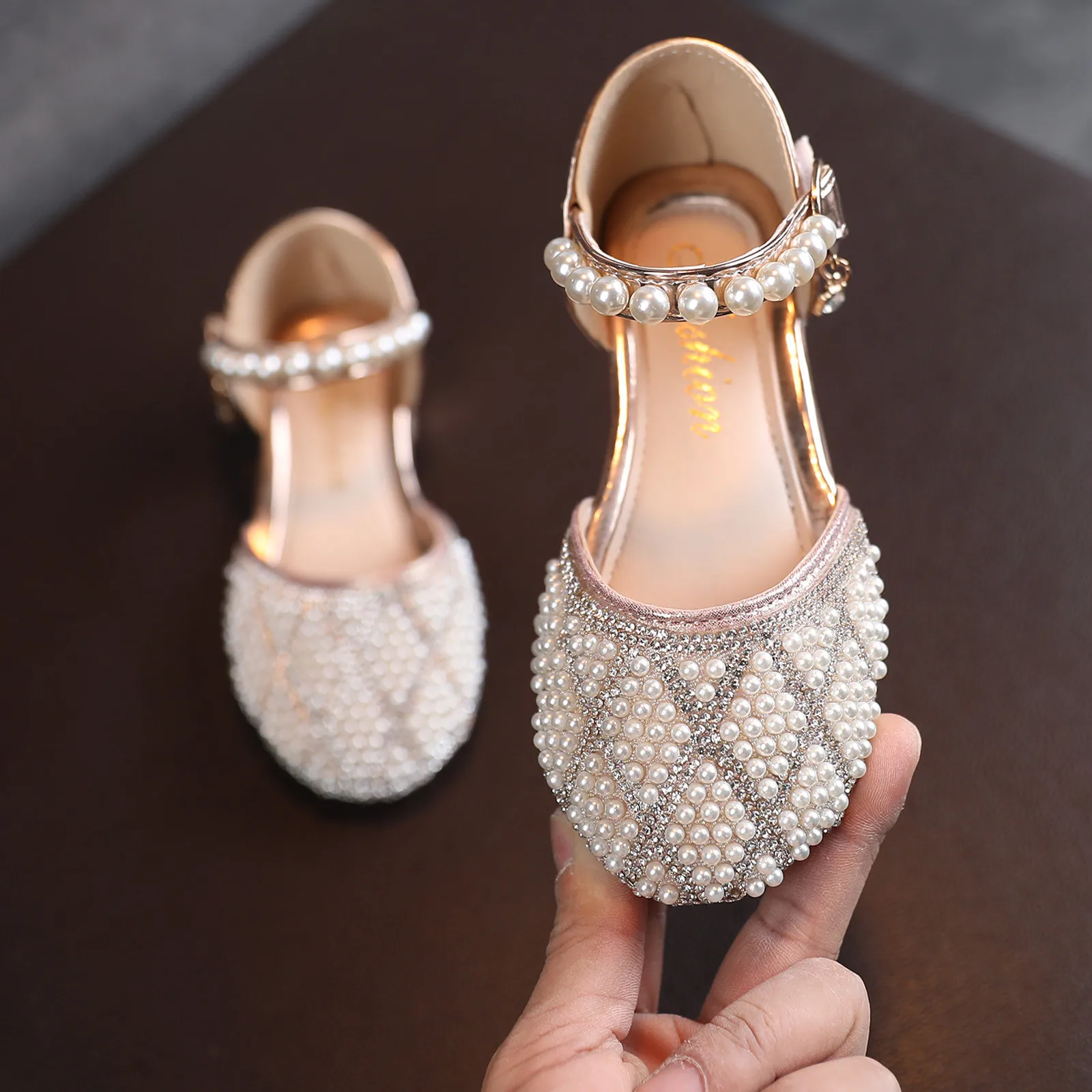 

Sandals Big Girls Size 4 Girls Sandals Crystal Baby Infant Bling Kids Shoes Princess Shoes Pearl Shoes Girls Water Sandals