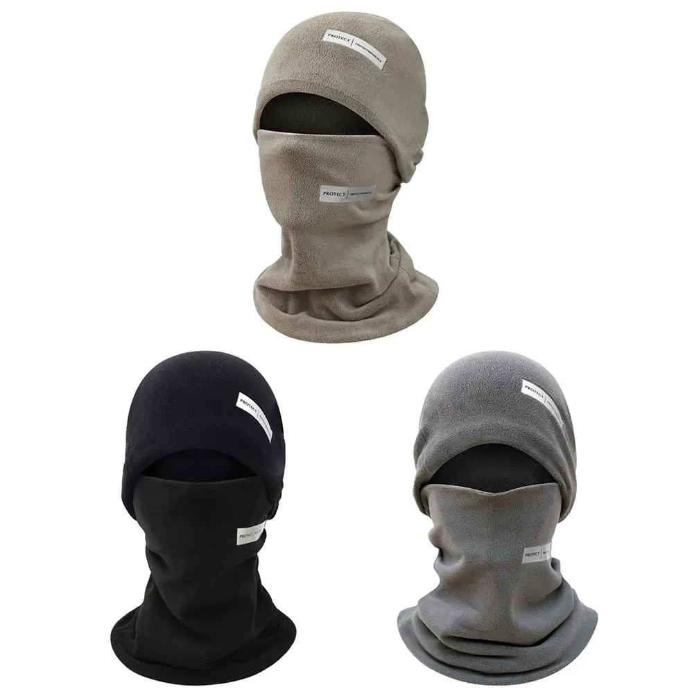 Winter Warm Polar-fleece Balaclava Unisex Full Face Mask Neck Warmer Cycling Skiing Motorcycling Winter Sports Cap Face Cover 6