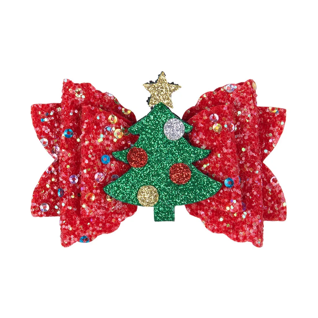 Weihnachten Haars chleifen Haars pange für süße Mädchen Kinder Haarnadel Haars pangen Kopf bedeckung Kinder Party Haarschmuck – Detail 9