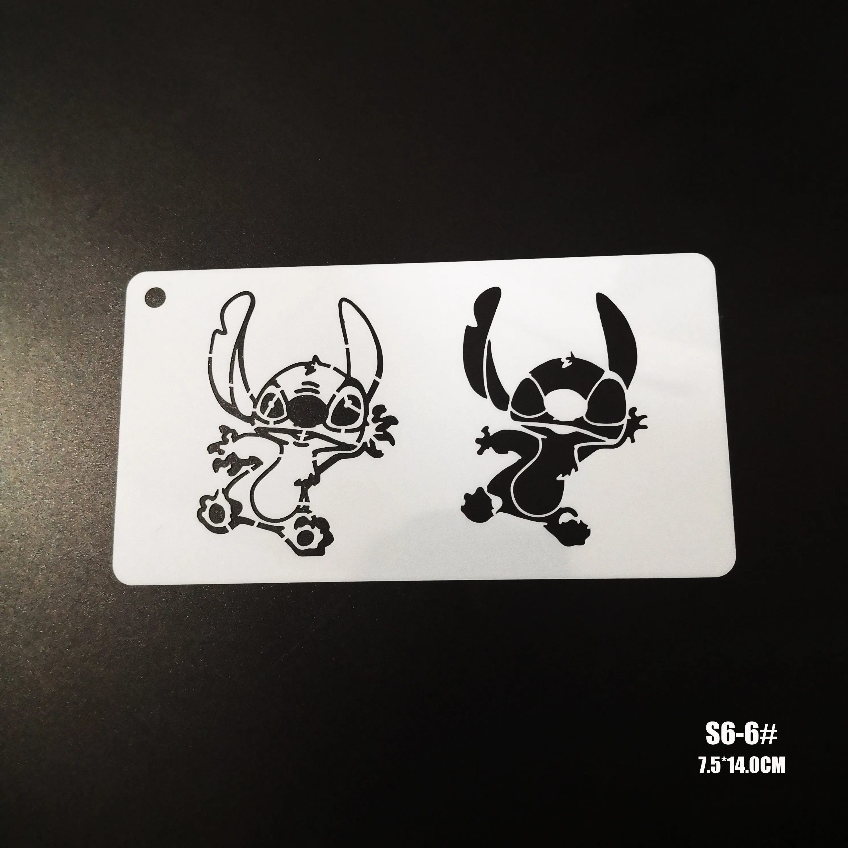 Stitch Stencils face painting template DIY Makeup Cartoon Template Audlts Kids Face Body Paint Makeup Tools