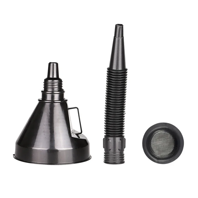 Set De 7 Entonnoirs SEPSCO - Remplissage Huile/Carburant - Avec Filtre & Tuyau Flexible - Pour Auto/Moto