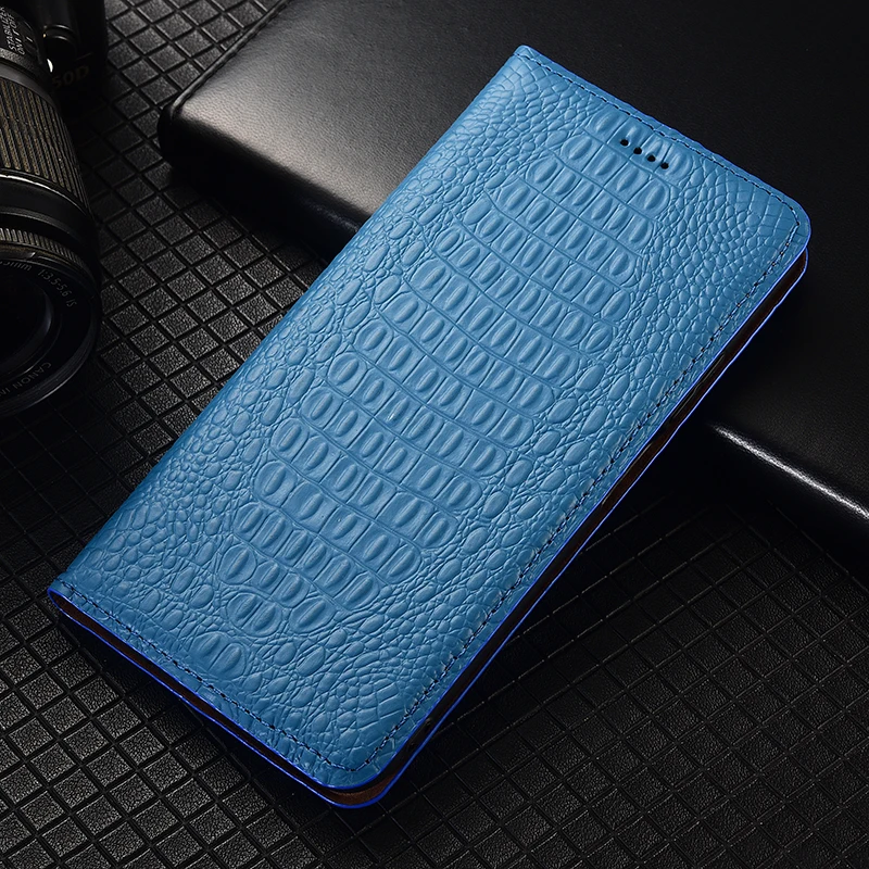 Premium Genuine Leather Flip Cover Wallet Phone Case Shell