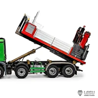 LESU RC Metal Cargo Box Hydraulic Crane 7CH Valve for 1/14 RC Roll Off Dumper Truck DIY Tipper Remote Control Vehicle Car Model 2