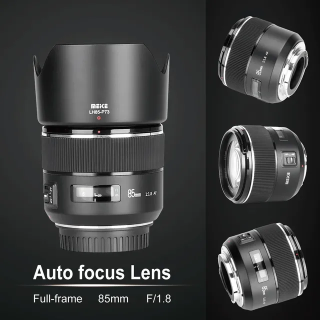 Meike 85mm F1.8 オートフォーカス フルフレーム 非球面 中望遠 ポート 