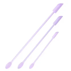 Silicone Mini Scraper & Spatula Three - Piece Set (Purple26)