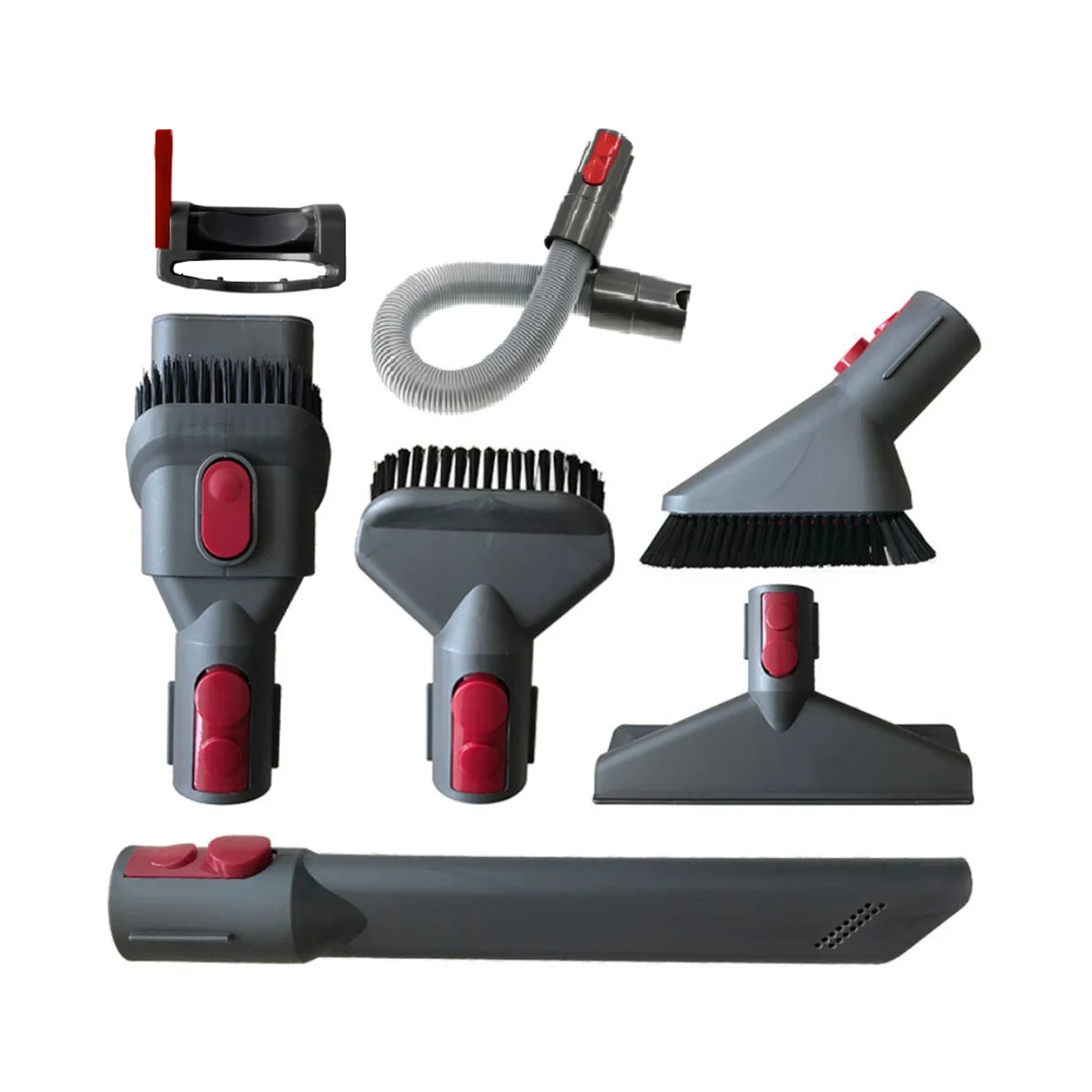 

Набор аксессуаров для пылесоса Dyson V7 V8 V10 V11 V12 V15, насадка на матрас с всасывающей головкой, мягкая щетка