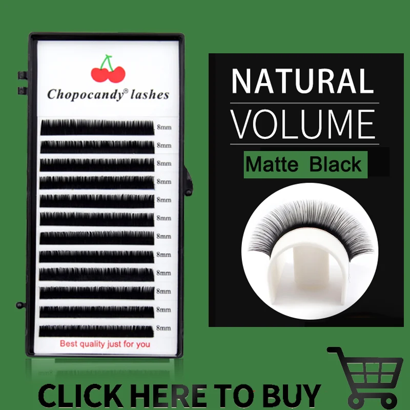 

Chopocandy Individual Eyelash Extension Maquillaje Makeup J/B/C/D Curl Synthetic Mink High Quality Soft Natural False Eyelashes