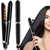 Infrared Straight Tourmaline Coating Or Ceramic Lcd Display Negative Ion Flat Iron Fast Straightening Hair Curler Flat Irons 1