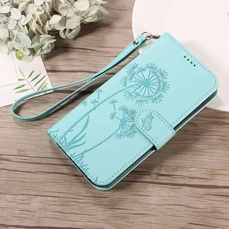 Leather Magnetic Flip Wallet Phone Case with Card Slot and Protective Cover