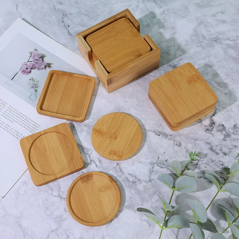 Wood Drink Coasters 6