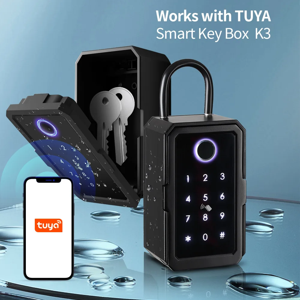 屋外スマート指紋キーボックスストレージ秘密キーロックヒューズボックス TTlock アプリロック解除  ゲートウェイセーフティボックス（Amazon.co.jp: キーロックボックス 屋外スマート指紋キーボックスストレージ秘密キーロックヒューズボックス  Bluetooth TTlock アプリ ...