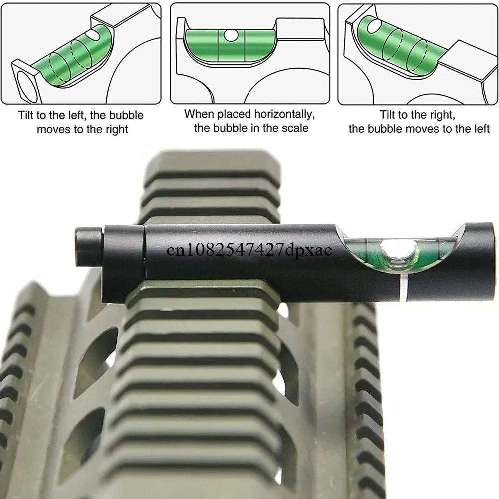 Rifle Scope Mount Hunting Spirit Bubble Level Optical Scope Mounts for 11mm/20mm Picatinny Rail Rifel Scope Leveling Tool Kit Hunting Accessories
