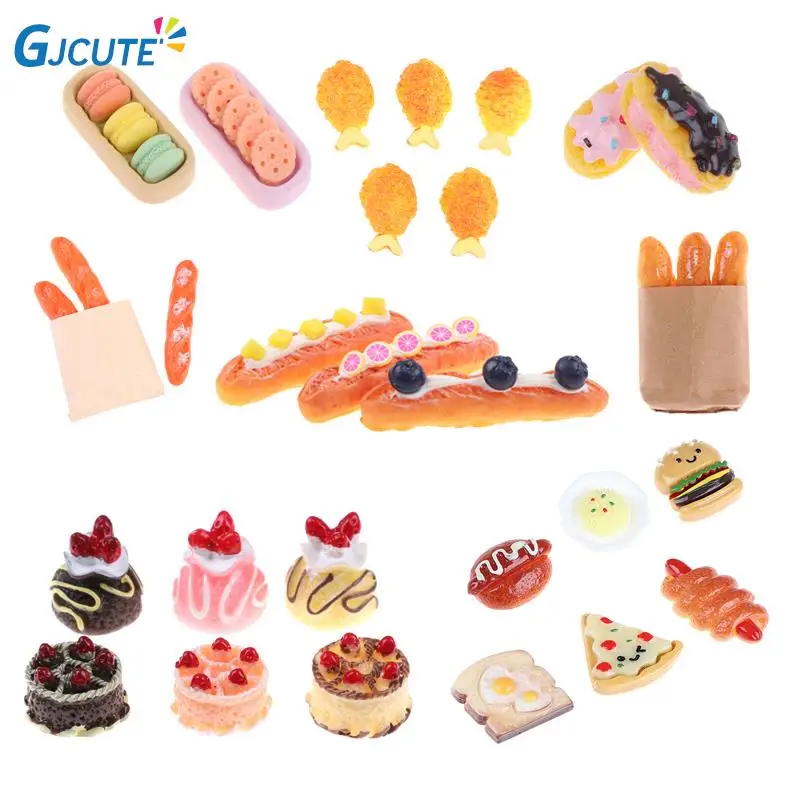 Food Bread Cake Ornament Doll House Accessories Mini Dollhouse