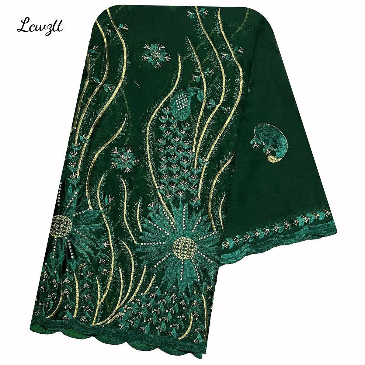 

2023 Sales Volume High Quality African Muslim Women Scarf 100% Cotton Embroidered Headscarf Dubai Large Size Shawl For Pray