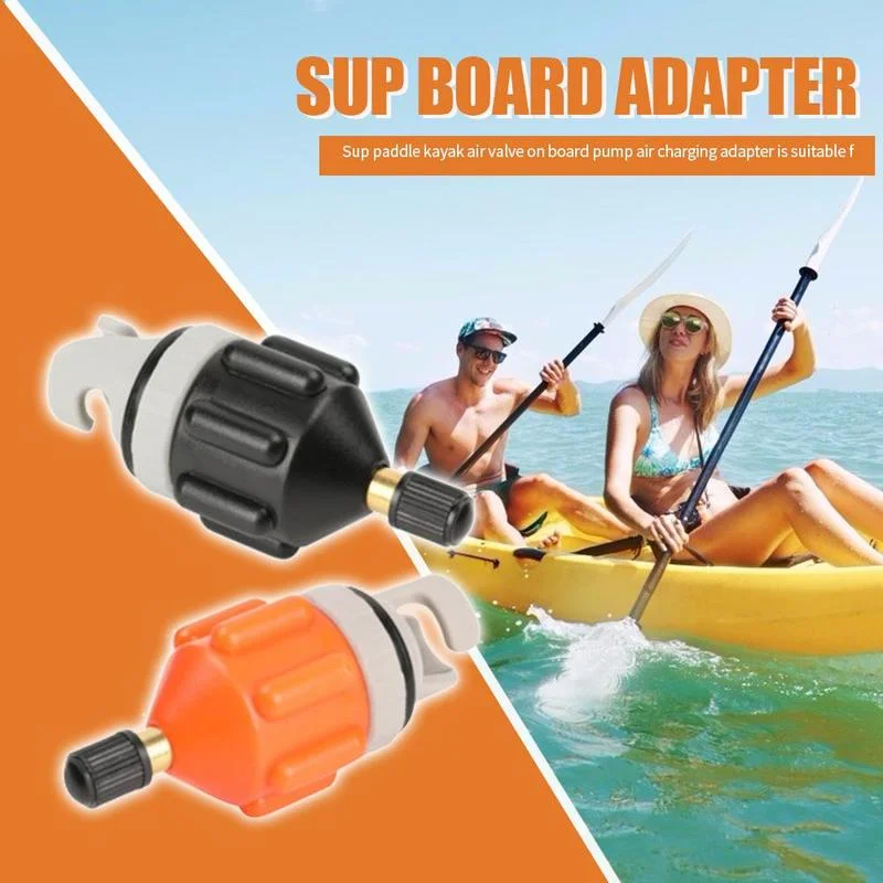 Rowing Boat Air Valve Adaptor Kayak Inflatable Pump Adapter for SUP Board Kayak 