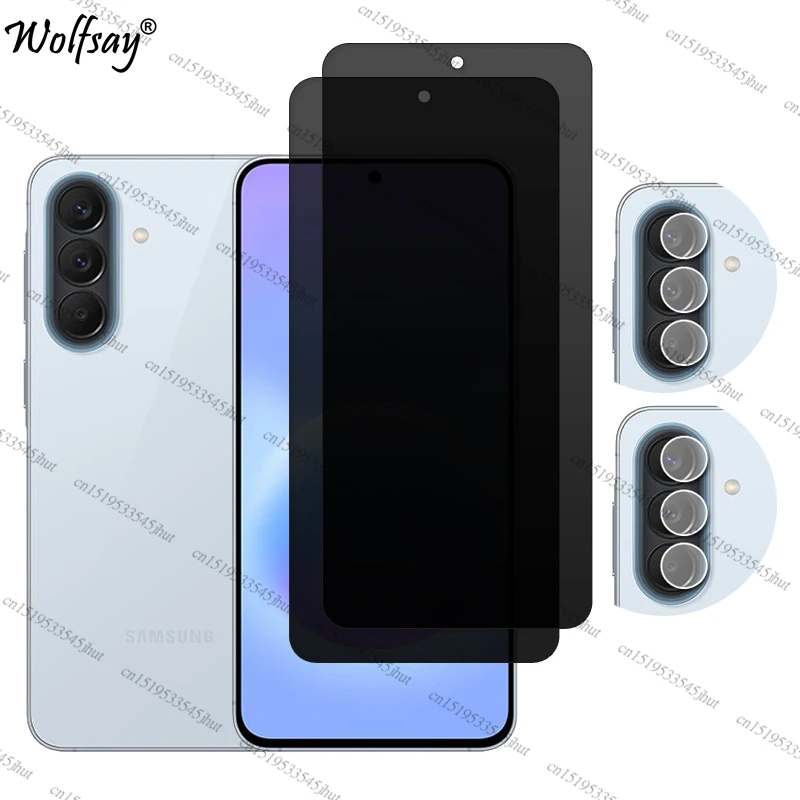 Enhanced Privacy Anti-Spy Tempered Glass Screen Protector with Camera Guard