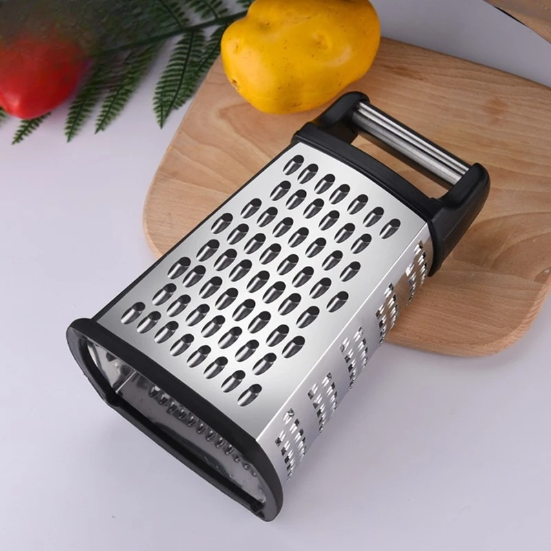 Four-side Box Grater Vegetable Slicer Tower-shaped Potato Cheese Grater Multi-purpose Vegetable Cutter Kitchen Accessories